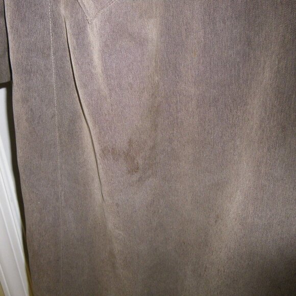 Vintage Unisex Classic London Fog Microfiber Trench Coat w/ Fleece Lining - Picture 4 of 9